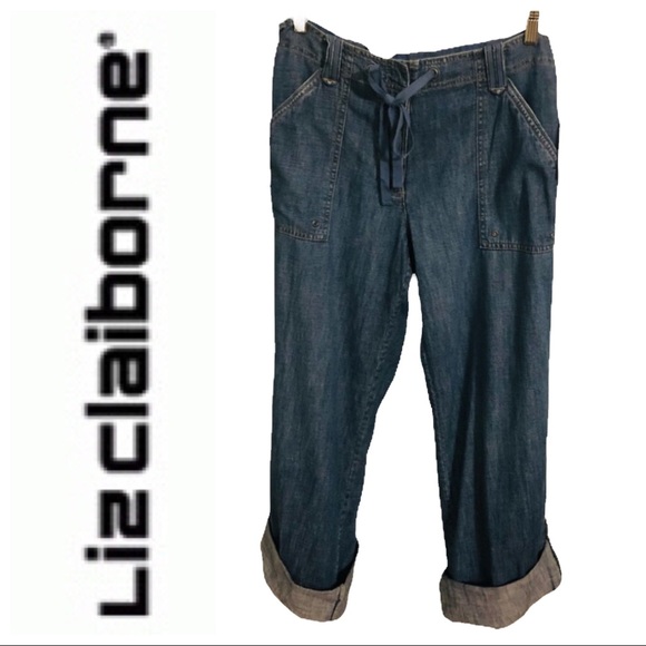 Liz Claiborne Denim - Liz Claiborne Sz 12 Chambray Pants